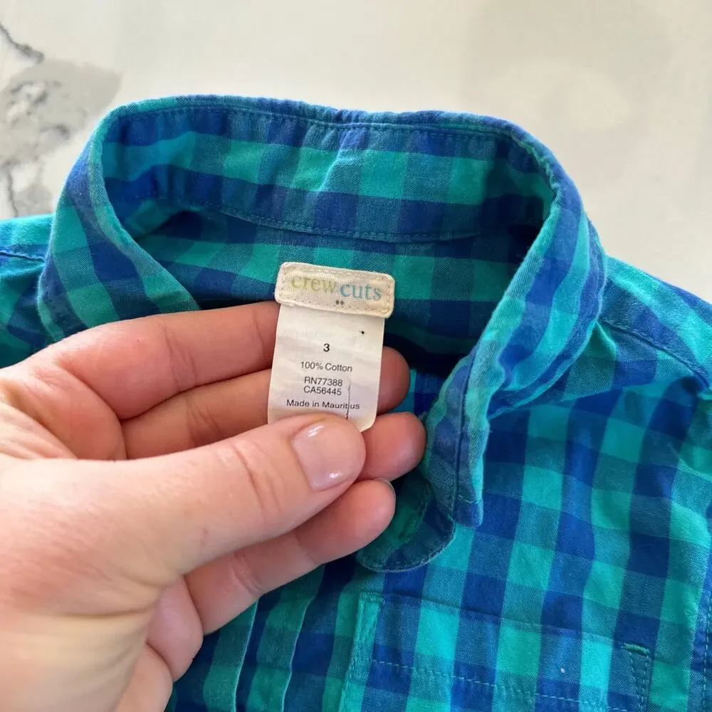 Crewcuts blue plaid